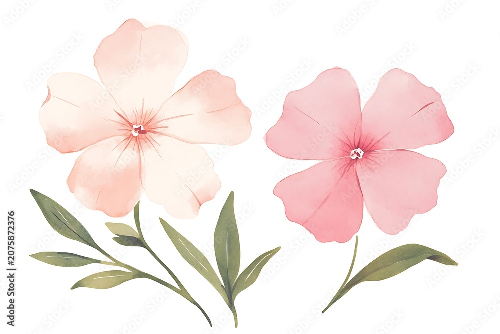 Fototapeta premium Delicate blossoms in soft hues