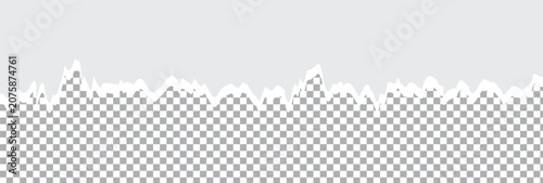 Fotografija Elegant torn paper effect for photography and editorial layout