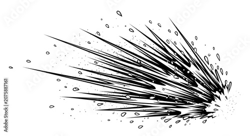 Comic Book Style Explosive Action Effect