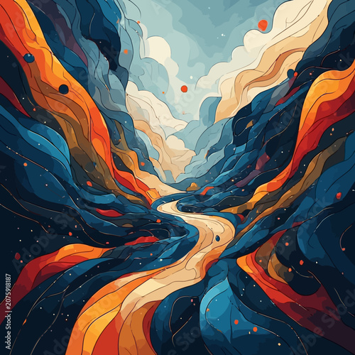 unique abstract design very cool
