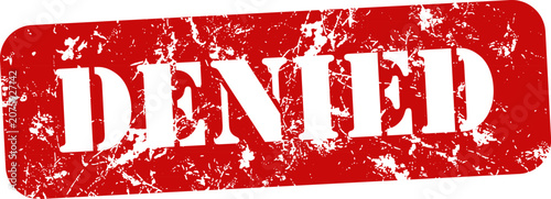 Fotografie Grunge 'denied' stamp rejection concept