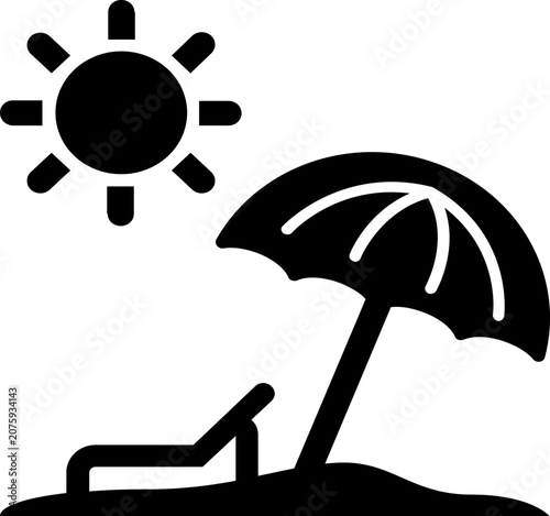 Summer Time Filled Vectors 