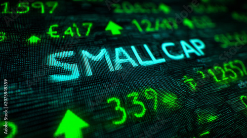 Small Cap Stocks Trading Screen with Real-Time Financial Market Data