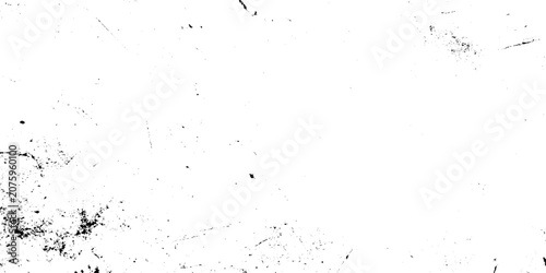 Obraz na plátně Grunge texture background with black smudges and scratches on white