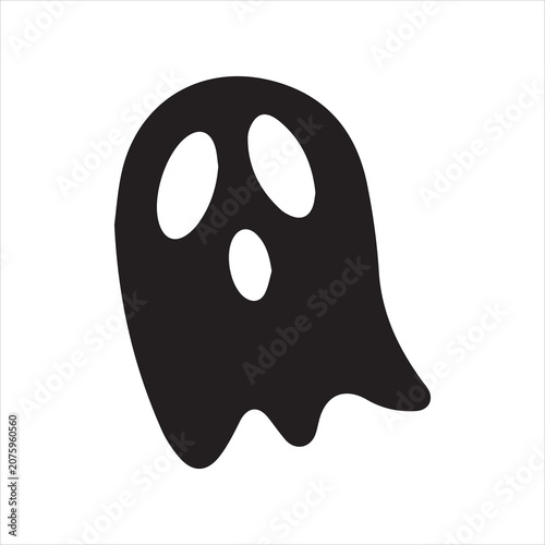 Cute Ghost Halloween Solid Icon