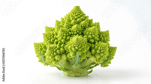 Fresh green broccoli florets in pile.