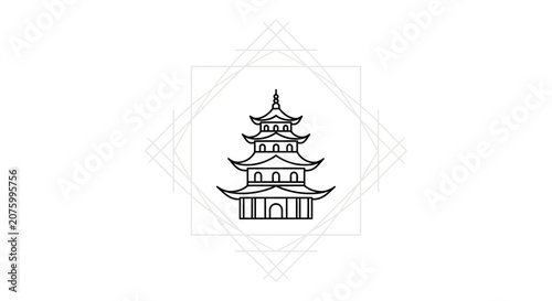 pagoda temple icon