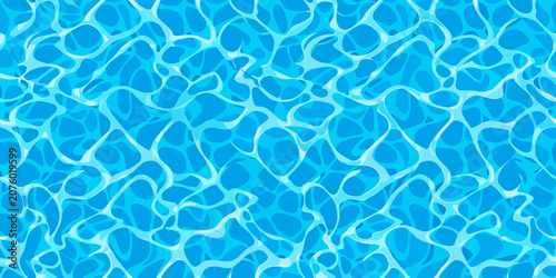 Water texture with ripple effect vibrant blue vector illustration