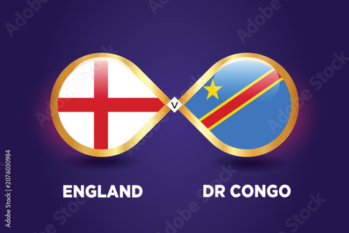 Quadro su tela England vs Dr