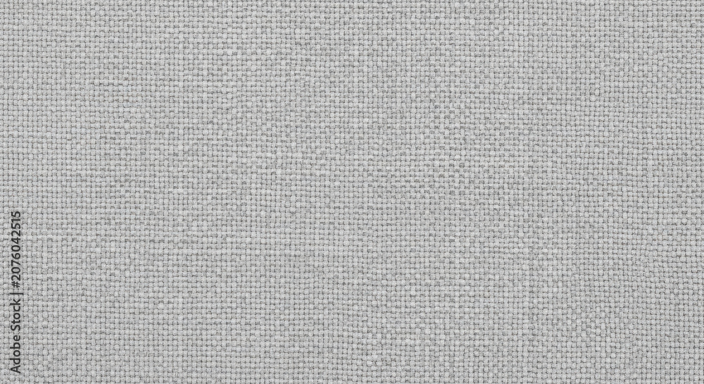 Fototapeta premium Light gray woven fabric texture background
