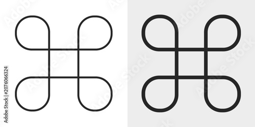 Tableau sur toile Keyboard Shortcut Icon represents quick commands and keyboard actions