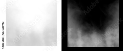 Foto Mysterious X-Ray Image Revealing Dense Dark Areas and Bright Cloudy Structures i