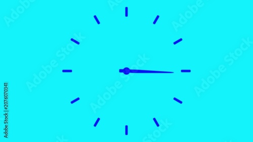 watch animation on transparent background with alpha channel. Clock icon flat style 24 hours day and night fast speed with moving timer clock rotation.4k