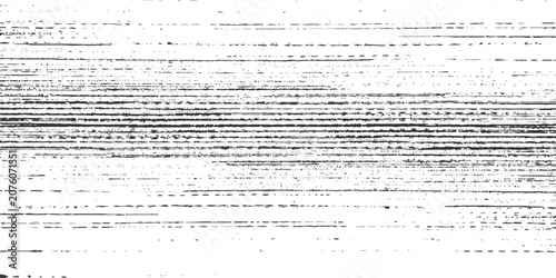 A fuzzy, static-filled monochrome image resembling an old television broadcast displays a chaotic pattern of horizontal lines and random dots, creating a sense of visual noise and data corruption.