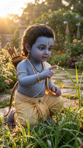 Ramanavmi, Lord Rama, Ram, Ayodhya, Cute kid Rama