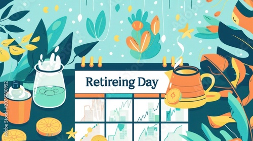 A calendar with the words 