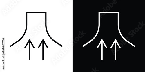 Konstfotografi Air suction icon
