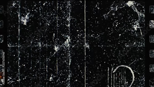 Vintage 8mm Film Grain and Scratches Overlay Loop