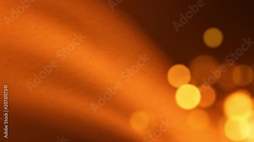 Warm Cinematic Light Leak Flare Overlay