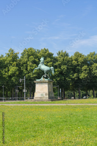 Park near the Leibniz university in the german city called Hannover