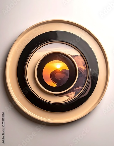 Camera lens close-up photography equipment.