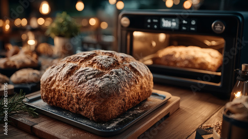 baking in oven