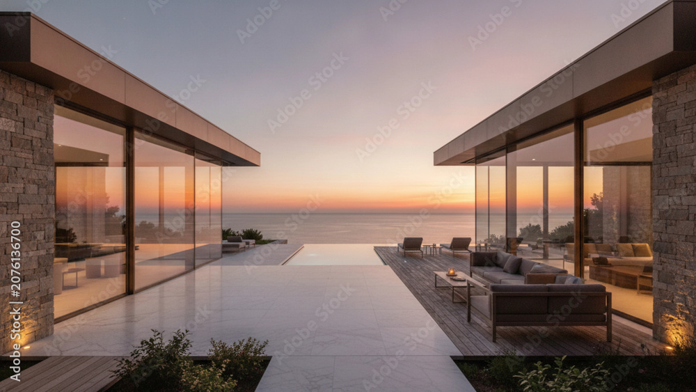 Fototapeta premium Luxury Villa