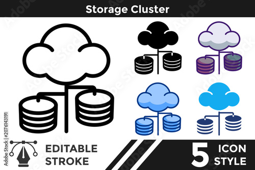 Canvas Print Storage Cluster