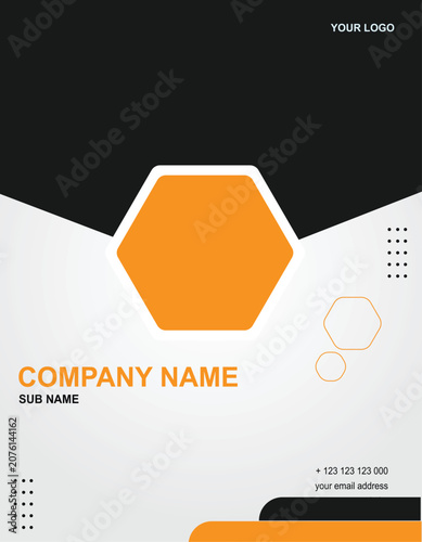 a business brochure template, singple business brouchure black colour brouchure, notice cover, business cover design