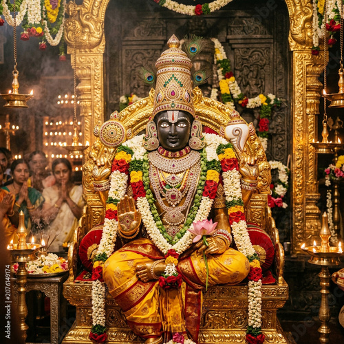 Lord Venkateswara Sitting o...