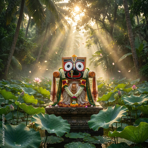 Lord Jagannath Idol in Sere...