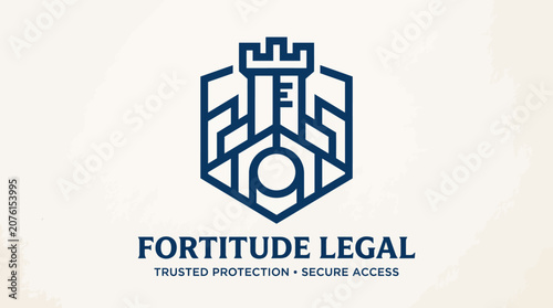 old key vector icon combination with castle. key and tower castle combination