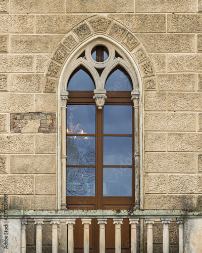 close up of the municiplity building ( Palazzo Barbiani), Cavarzere, Venice