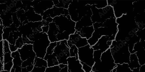 Fotografie Disign black colour high gloss marble with white veins and sand use for wall  floor  vitrified tile surface