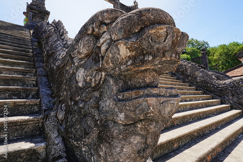Khai Dinh Tomb in Hue, Vietnam, Historic Imperial Tomb and Unique Architecture - ベトナム フエ 歴史遺産 カイディン帝廟 壮麗な建築と彫刻
