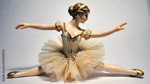 Ceramic ballerina figurine