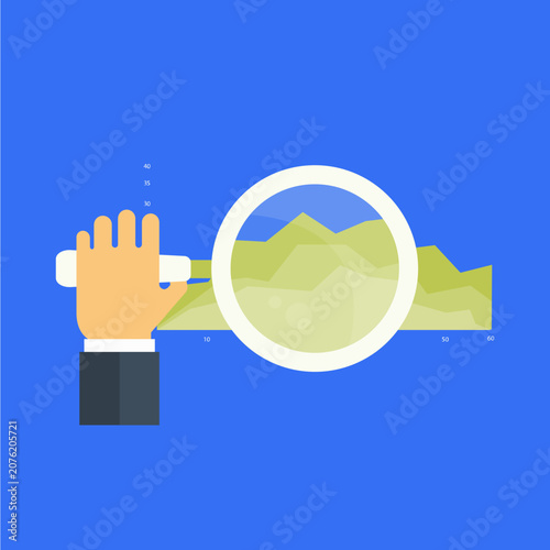 Hand holding business card with global world globe icon vector illustration representing business communication, networking, travel, technology and digital message concept