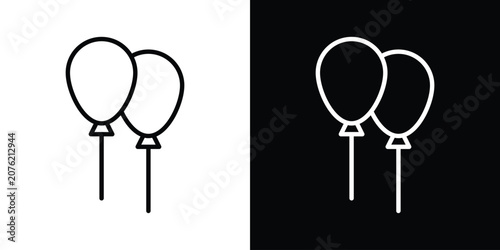 Tableau sur toile Balloons icon