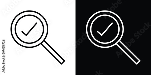 Cuadro en lienzo Inspection icon