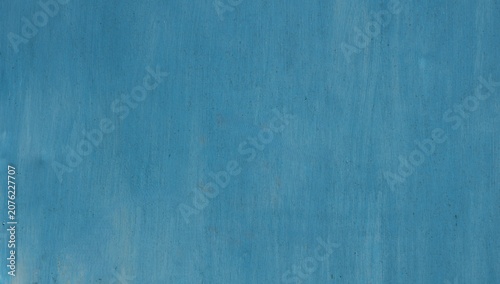 Tableau sur toile A texture of uniformly painted blue metal with a matte surface
