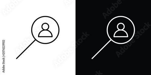 Canvastavla Hiring icon vector mark for web