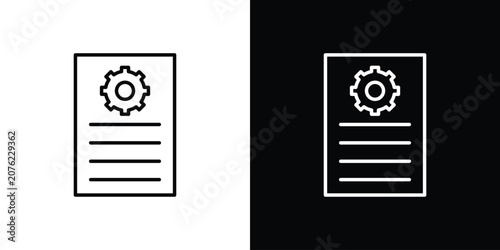 Konstfotografi Job description icon vector mark for web