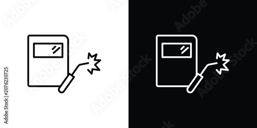 Konstfotografi Welding icon vector mark for web