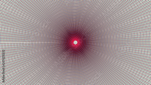 Quadro su tela abstract optical illusion moire 2d