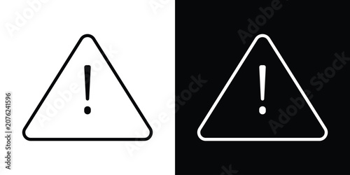 Obraz na płótnie attention sign icon