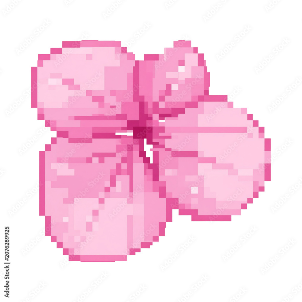 Fototapeta premium Pixel Art Flower