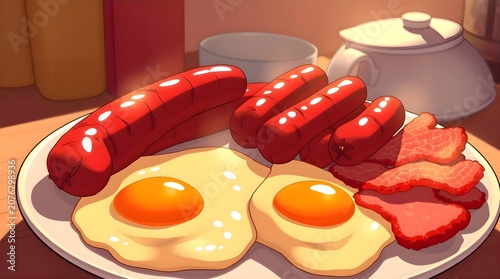 bacon and eggs