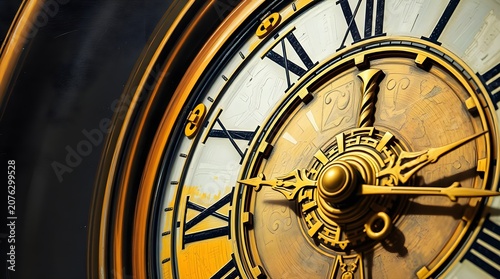 antique clock face