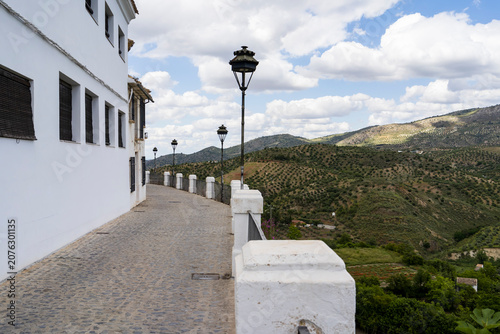 Balcony View of Priego de Córdoba: White Spanish Village Overlooking Andalusian Hills