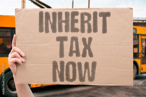 Foto "Inherit tax now" Imposing levies on wealth transfer is urgent
